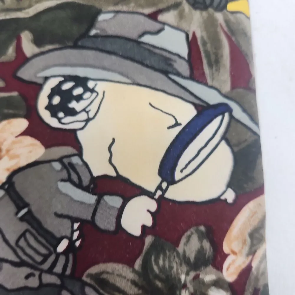 Tie Peanuts Jungle Joe Silk Necktie Snoopy Woodstock Safari 1965 Vintage